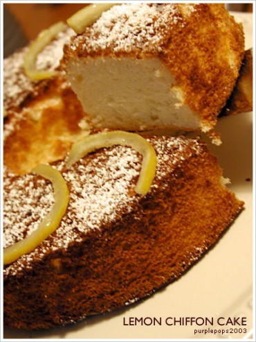 Lemon Chiffon Cake