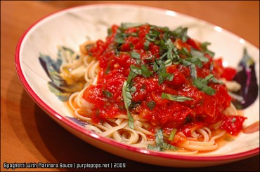 Marinara Sauce Spaghetti