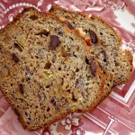 Banana Bread with Chocolate Chips and Candied Ginger