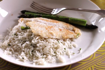 Coconut Rice with Fish