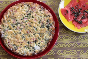 Spring Frittata with Asparagus & Radishes