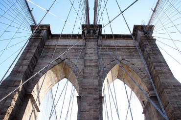 Walking Over the Brooklyn Bridge
